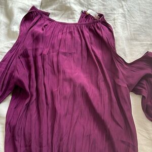 Ramy brook open shoulder mini dress